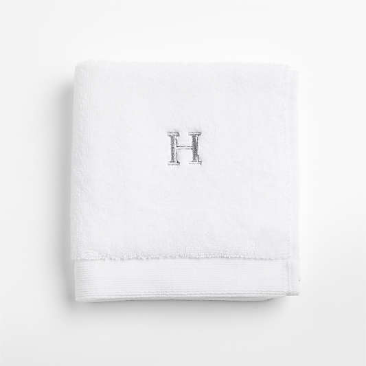 Organic Luxe Plush Turkish Cotton White Washcloth