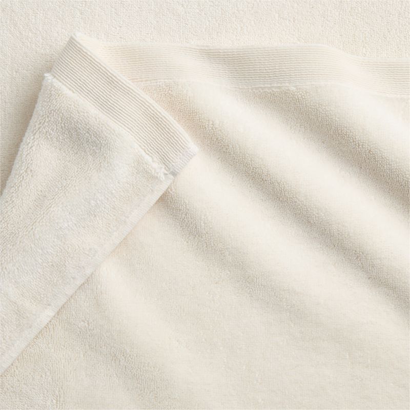 Organic Luxe Plush Turkish Cotton Ivory Hand Towel - image 2 of 6