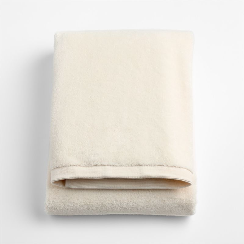 Organic Luxe Plush Turkish Cotton Ivory Bath Sheet - image 5 of 6