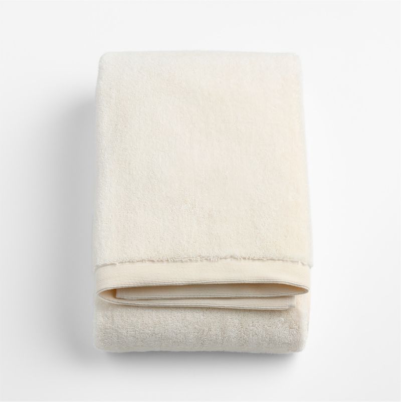 Organic Luxe Plush Turkish Cotton Ivory Bath Towel - image 5 of 6