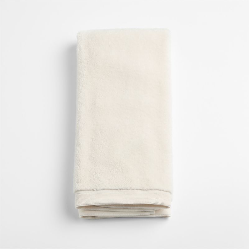 Organic Luxe Plush Turkish Cotton Ivory Hand Towel - image 5 of 6