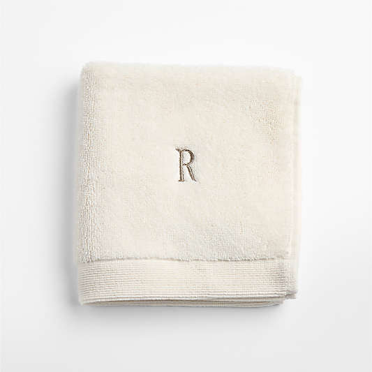 Organic Luxe Plush Turkish Cotton Ivory Washcloth