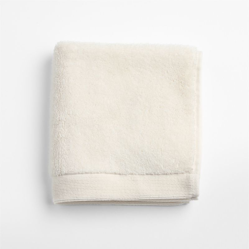 Organic Luxe Plush Turkish Cotton Ivory Washcloth - image 5 of 6