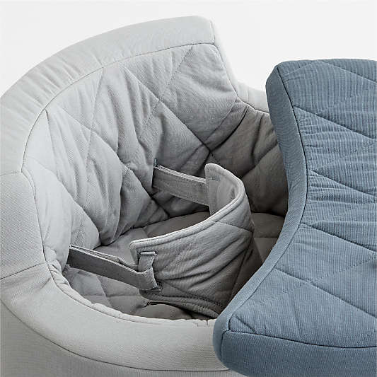 Organic Washable Blue Baby Activity Chair