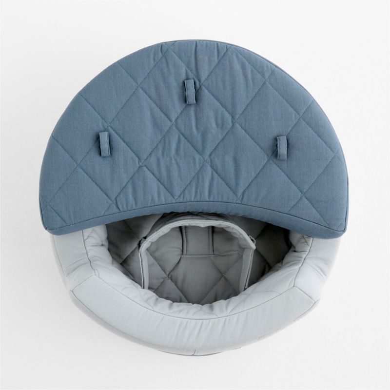 Organic Washable Blue Baby Activity Chair - image 2 of 5