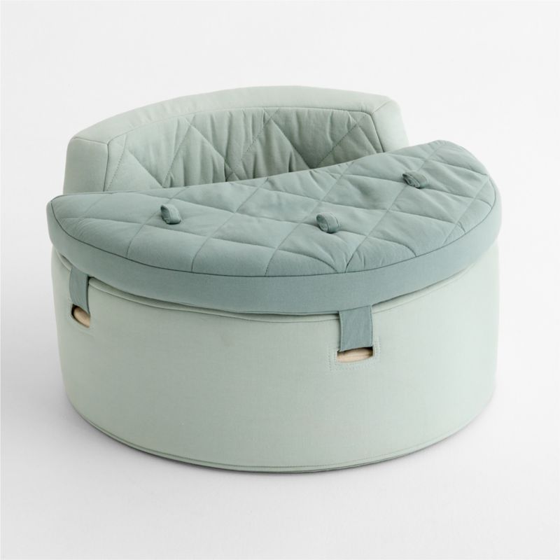 Organic Washable Green Baby Activity Chair - image 3 of 5