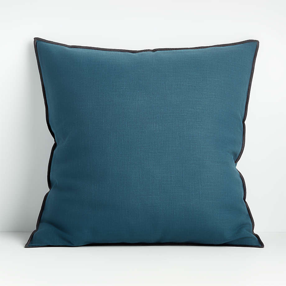 Stargazer 23"x23" Merrow Stitch Organic Cotton Throw Pillow Cover + Reviews | Crate & Barrel