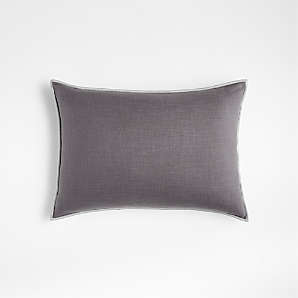 gray bed pillows