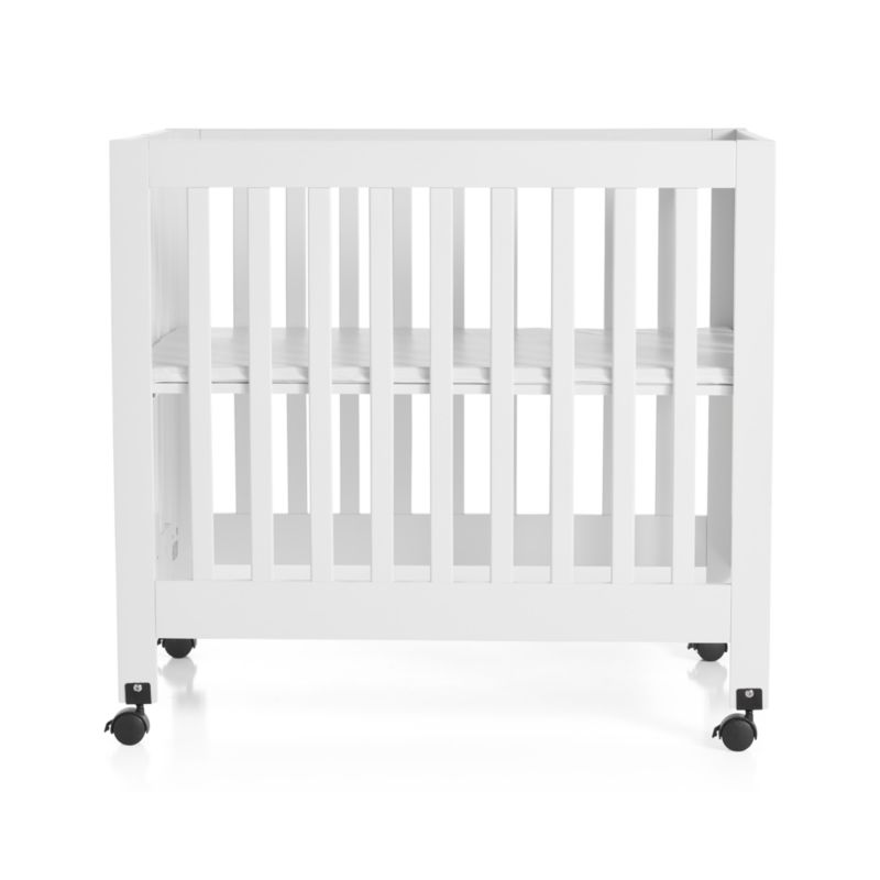 Babyletto Origami White Mini Baby Crib - image 7 of 16