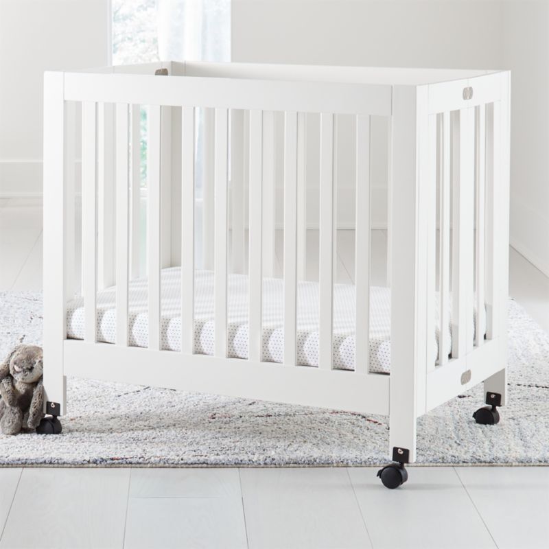 Babyletto Origami White Mini Baby Crib - image 0 of 16