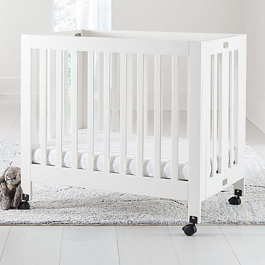 Babyletto Origami White Mini Baby Crib