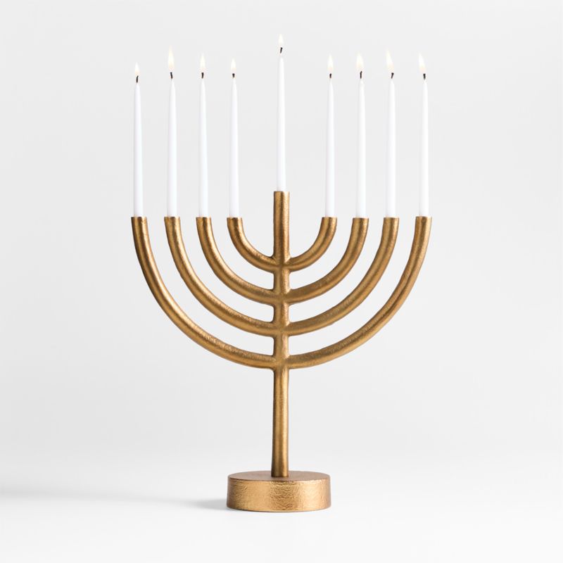 White Hanukkah Menorah Candles, Set of 45 - image 4 of 5