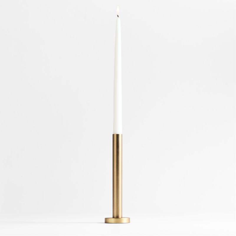 Orion Large Brass Finish Taper Candle Holder - image 0 of 9