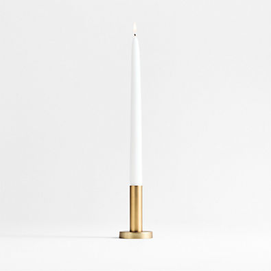 View Orion Small Brass Finish Taper Candle Holder details
