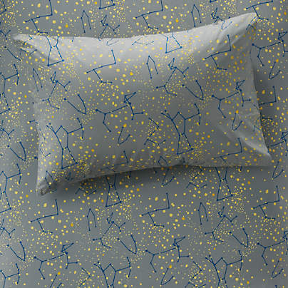 Organic Constellation Kids Pillowcase