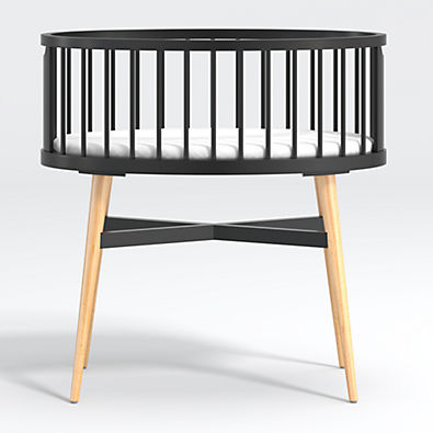 View Orland Black Baby Bassinet & Pad details