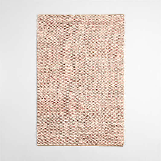 Orlian Wool Elegant Pink Kids Area Rug 5'x8'