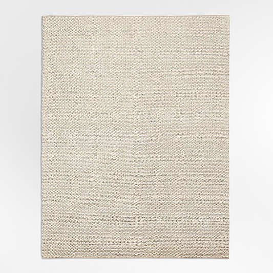 Orlian Pampas Ivory Wool Blend Kids Area Rug 8'x10'