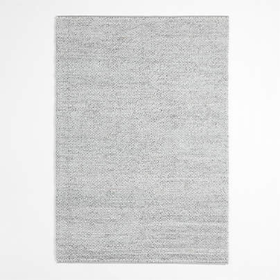 Orlian Wool Mist Blue Kids Area Rug 5'x8'