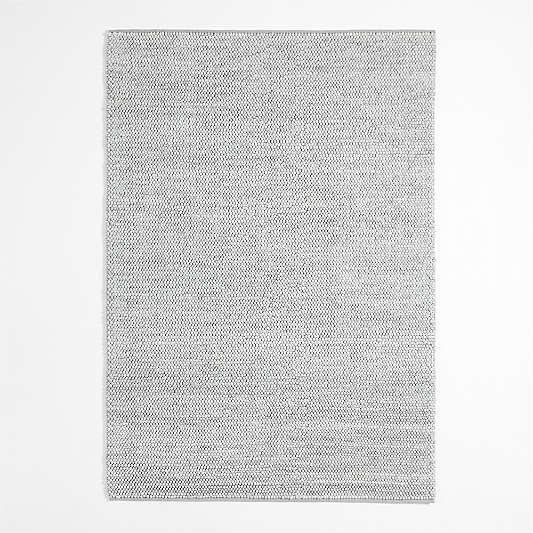 Orlian Wool Mist Blue Kids Area Rug 5'x8'