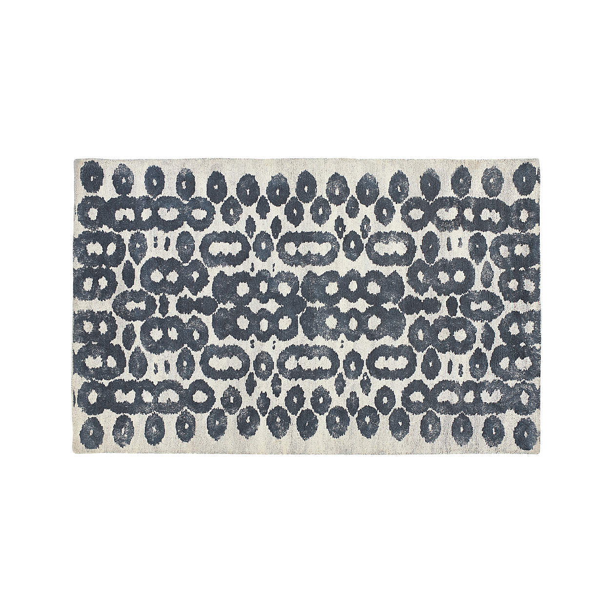 Orlo Blue Artisan Rug 5'x8' + Reviews Crate & Barrel