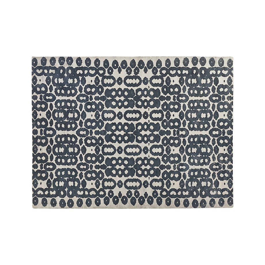 Orlo Blue Artisan Rug 9'x12' + Reviews Crate & Barrel