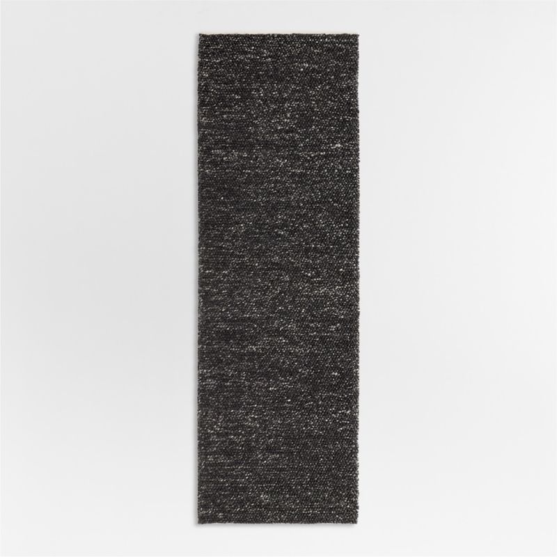 Orly Wool Blend Handwoven Black Area Rug 5'x8' - image 1 of 5
