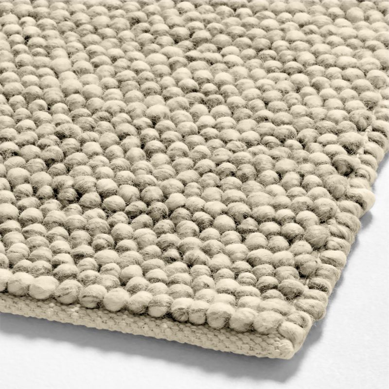 Orly Wool Blend Textured Cream and Grey Rug Swatch 12"x18" - image 8 of 7