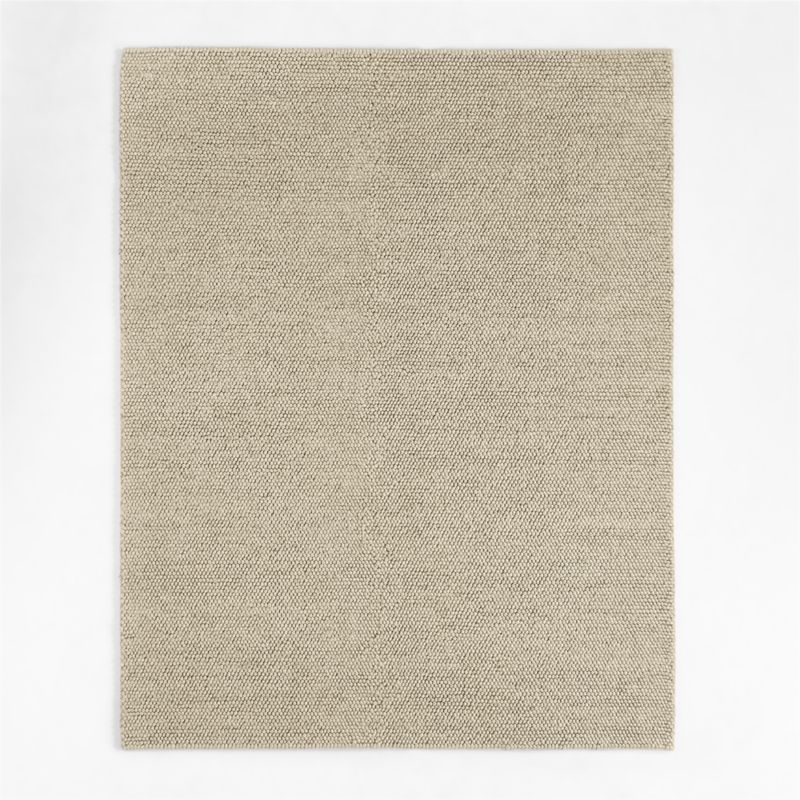 Orly Wool Blend Textured Light Tan Area Rug 8'x10' - image 2 of 8