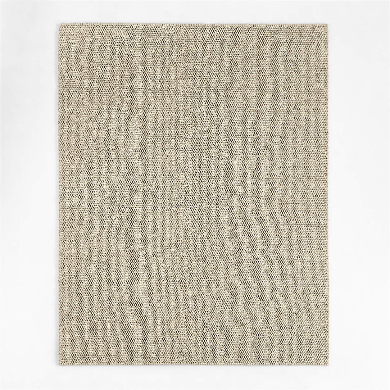 Orly Wool Blend Textured Light Tan Area Rug 12'x15' Crate & Barrel