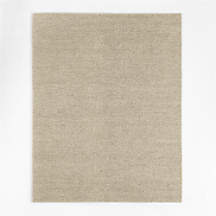 Orly Wool Blend Handwoven Light Tan Area Rug 8'x10' + Reviews | Crate ...