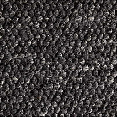 Orly Wool Blend Textured Black Area Rug 12'x15'