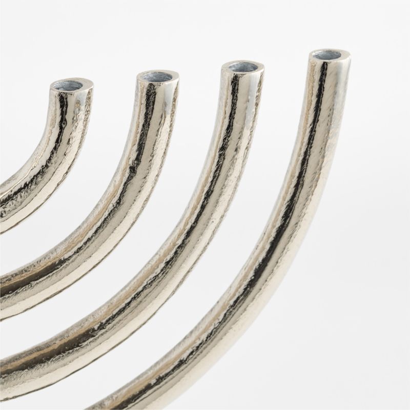 Orion Silver Hanukkah Menorah - image 2 of 3