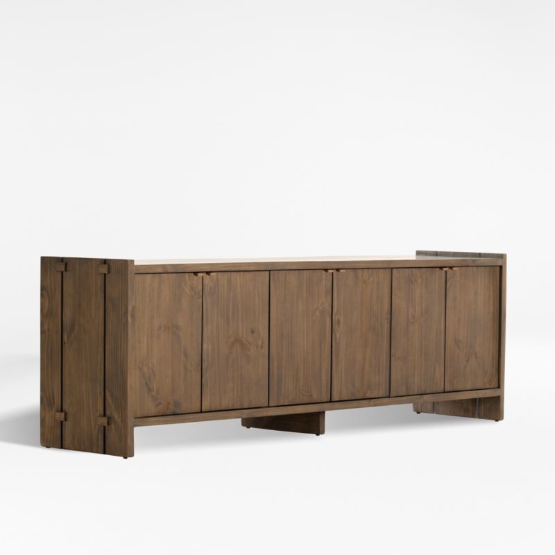 Oscar Wood Storage Media Console - image 4 of 11