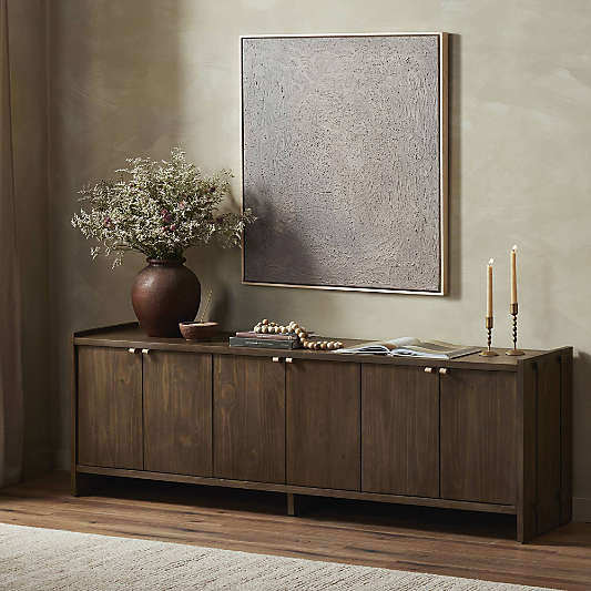 Oscar 78" Wood Storage Media Console