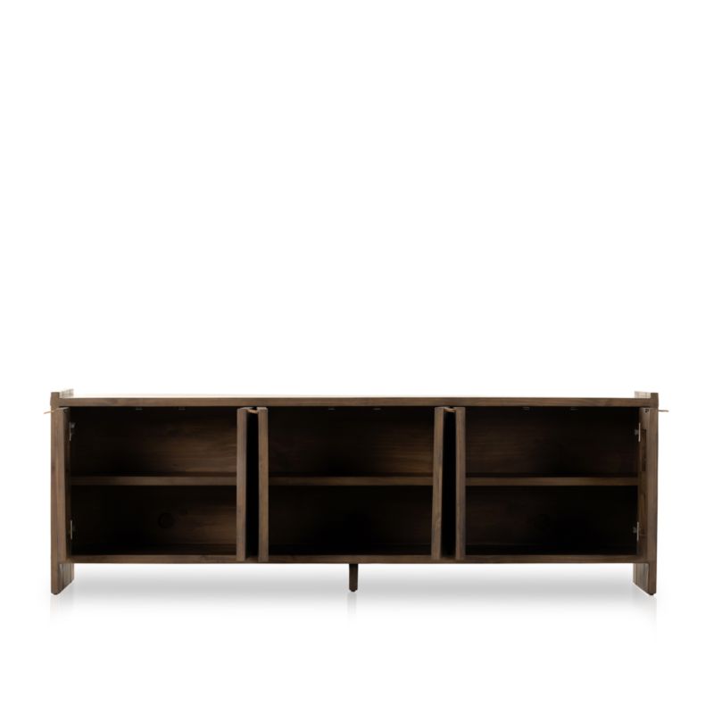 Oscar Wood Storage Media Console - image 6 of 11