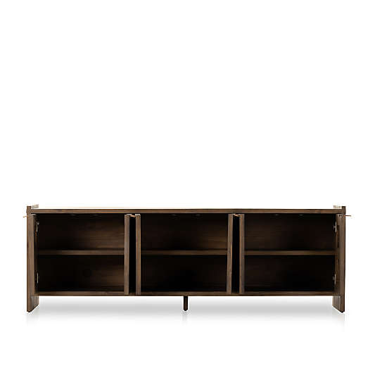 Oscar 78" Wood Storage Media Console