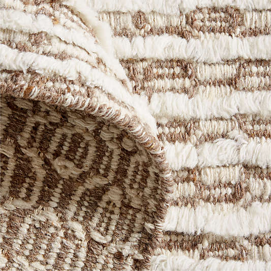 Oslo Wool Brown Area Rug