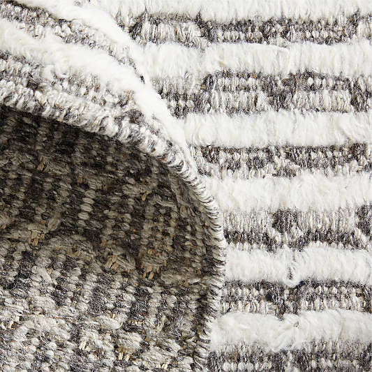 Oslo Wool Dark Grey Area Rug 10'x14'