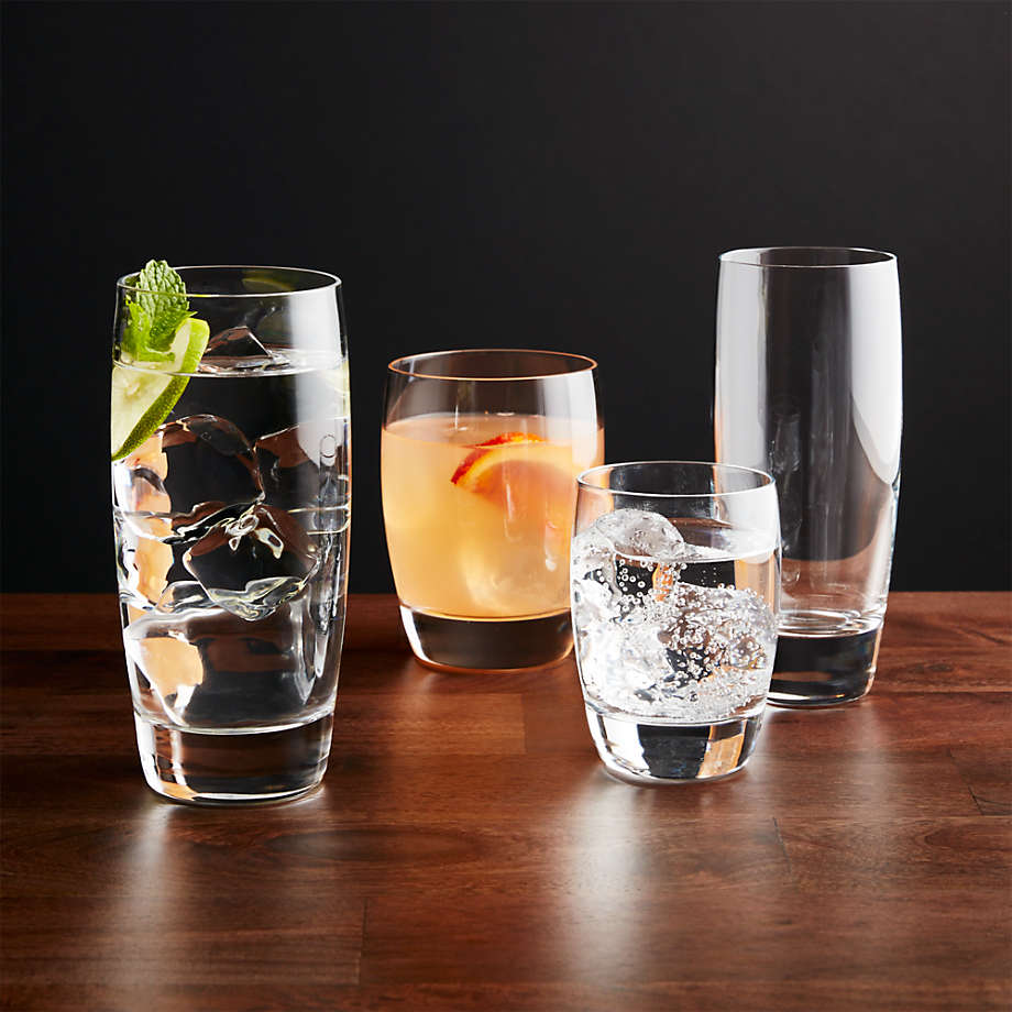 Tall drinking clearance glasses