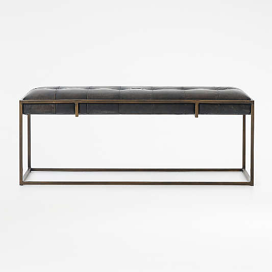 Ottilie Leather Bench