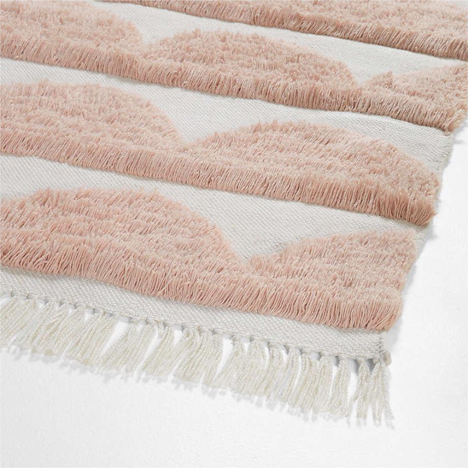 Organic Scallop Pink Lavender, Rugs