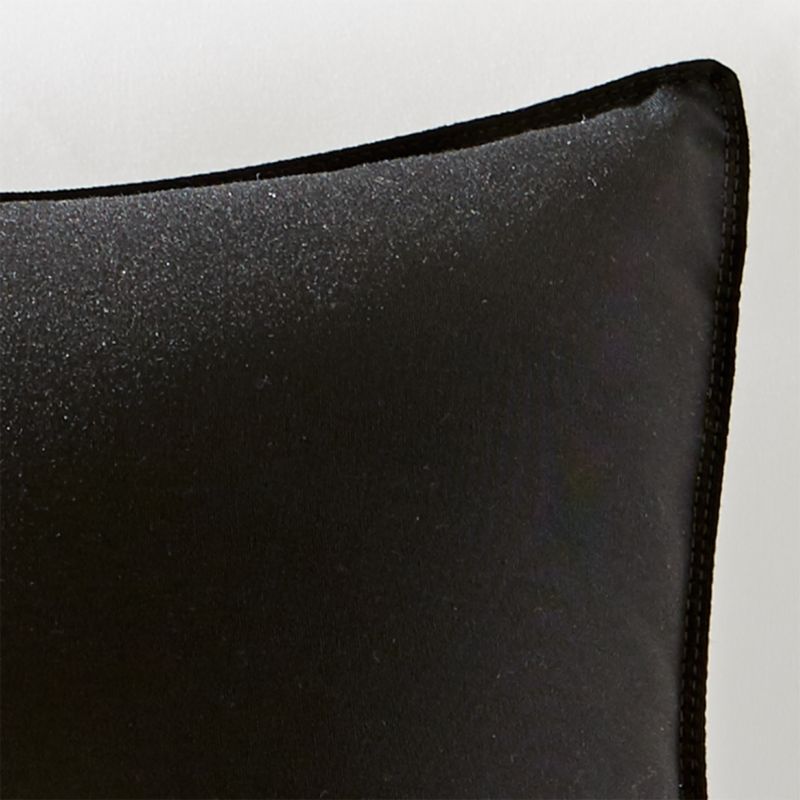 Sunbrella ® Black 20"x20" Outdoor Pillow - image 2 of 4