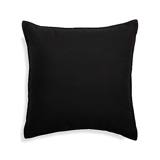 Sunbrella ® Black 20"x20" Outdoor Pillow