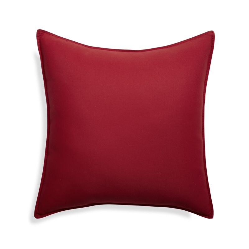 Sunbrella ® Jockey Red 20"x20" Outdoor Pillow - image 3 of 4