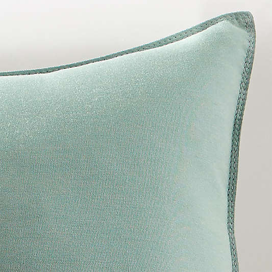 Sunbrella ® Spa Blue 20"x20" Outdoor Pillow