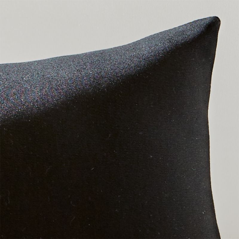 Sunbrella ® Canvas Black Outdoor 20"x13" Pillow - image 1 of 7