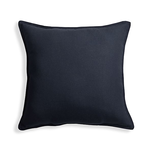 small navy pillow