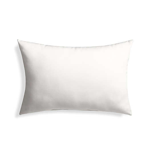 Sunbrella ® 20"x13" White Sand Outdoor Lumbar Pillow