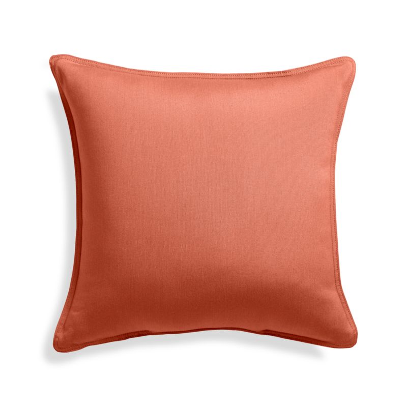 Sunbrella ® Coral 20"x20" Outdoor Pillow - image 3 of 4